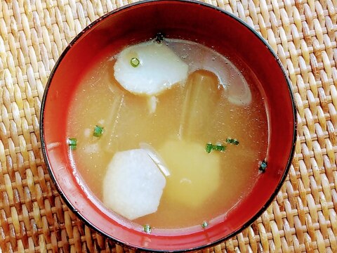 里芋と冬瓜の味噌汁